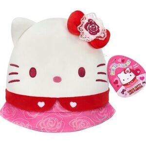 Squishmallows Valentines Hello Kitty Plush - Roses🌹